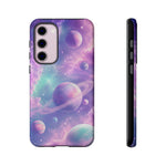 Pastel Galaxy Planet Vaporwave Art Tough Phone Case