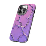 Chrome Thorn Vine Phone Case Vaporwave Tough Cover