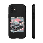R34 Skyline GT-R Sakura Mountain JDM Tough Phone Case Gift
