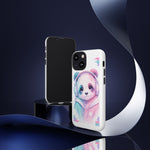 Pastel Panda Phone Case, Glitch Color Block Cover