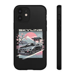 R34 Skyline GT-R Sakura Mountain JDM Tough Phone Case Gift