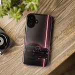 FC RX-7 Pink Neon Fog Column Tough Case