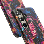 Neon Roller Skates Tough Case | Retro 80s Skate Night Phone Cover