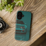 Teal Supra Phone Case, MK4 90s JDM Legend Tough Protective Cover for Men