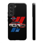 VintageDatsun 510 Racing Stripe JDM Tough Phone Case Cover Gift