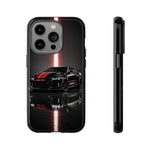 Camaro ZL1 Phone Case, Black Red Racing Stripe Studio Cover, Gift