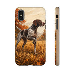 German Shorthaired Pointer Pointing Art Tough Phone Case