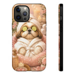 Spa Shih Tzu Phone Case | Cute Dog Relaxation
