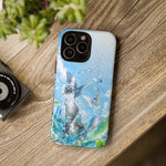 Copy of Silver Butterflies Tough Case | Blue Sky Water Droplets Phone Cover