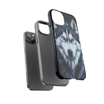 Siberian Husky Geometric Diamond Art Tough Phone Case