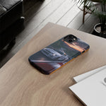 Skyline GT-R R34 White Nurburgring Speed Art Tough Phone Case