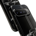 Nova SS Phone Case, Black 68 Muscle Car Silver Stripe Studio Cover