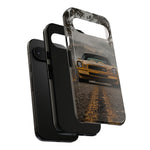 Camaro Z28 Phone Case, Gold 77 Foggy Country Road Cover