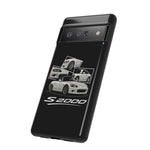 White S2000 Roadster Collage JDM Tough Phone Case Cover Gift