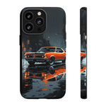 1966 GTO Orange Rainy City Tough Phone Case Cover Gift Art