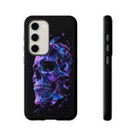 Holographic Skull Phone Case, Shattered Glass Iridescent Cover
