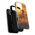 Rhodesian Ridgeback African Savanna Art Tough Phone Case