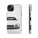 White NSX Phone Case, Retro 90s JDM Supercar Cover, Gift for Car Lovers