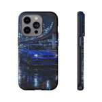 Skyline GT-R R34 Bayside Blue Tokyo Night Art Tough Phone Case