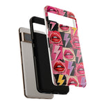 Pop Art Lips and Lightning Bolt Phone Case