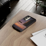 Temple Bell Sunset Phone Case Japan Zen Tough Case
