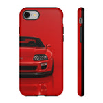 Red Supra Phone Case, MK4 90s JDM Legend Tough Protective Cover for Men