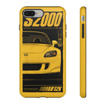 S2000 Spa Yellow Retro 90s JDM Car Tough Phone Case