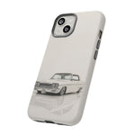 Impala White Studio Phone Case Studio Color Match Car Art