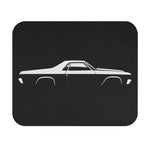 Classic El Camino Silhouette Mouse Pad | Car Outline Desk Mat