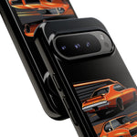 1969 GTO Judge Orange Muscle Car Tough Phone Case Cover Gift