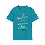 Vintage 1964 Chevy C10 Pickup Truck T-Shirt | Classic Lowrider Illustration