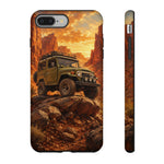 Land Cruiser FJ40 Classic 4x4 Red Rock Canyon Art Tough Phone Case