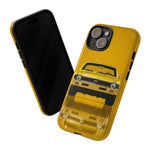 Nova SS Phone Case Yellow, Classic 70s Muscle Car Cover, Gift for Him