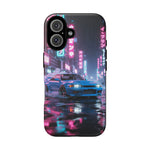 Skyline GT-R Tokyo Rain JDM Night Art Tough Phone Case