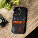 Orange C6 Neon Car Meet Tough Phone Case