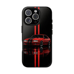 Fox Body Mustang Phone Case, Red 87 Muscle Car Stripe Studio Cover