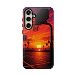 Basketball Court Sunset Phone Case | Tough Phone Case