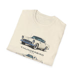 1956 Thunderbird illustrations Trio View T-Shirt | Classic car tee