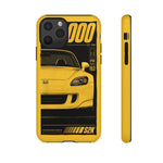 S2000 Spa Yellow Retro 90s JDM Car Tough Phone Case