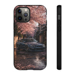 Cherry Blossom Street Scene R34 Skyline GTR Tough Case | Car Photo Cover