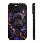 French Bulldog Galaxy Marble Art Tough Phone Case