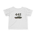 Oldsmobile 442 Baby Tee Toddler T-Shirt Classic Muscle Car Gift for Kids