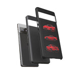 Red MR2 JDM Sports Car Phone Case Tough Multi View