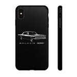 Vintage Galaxie 500 Phone Case | Classic Car Illustration, Black