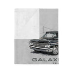 1962 Galaxie 500XL Classic Car Illustration throw blanket
