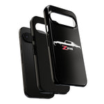 1970 Camaro Z28 White Silhouette Tough Phone Case Cover Gift