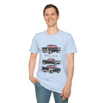 Classic 1957 Chevy Bel Air Hardtop Car Trio Illustration T-Shirt