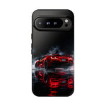 Z06 C8 Phone Case, Red Smoke Studio Reflection Cover