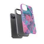 Neon Cyber Geisha phone case | Tough Case