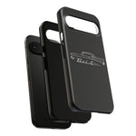 1957 Bel Air Line Art Chrome Script Tough Phone Case Cover Gift